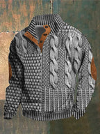 LAURENT MONACO | PULLOVER CHAUD À MOTIF