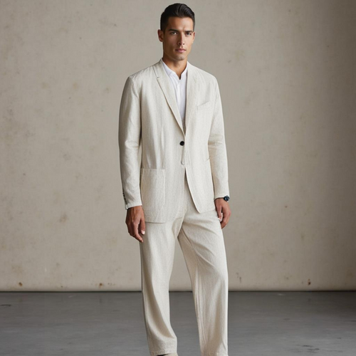 OTTAVIO | ROBE ÉLÉGANTE EN LIN