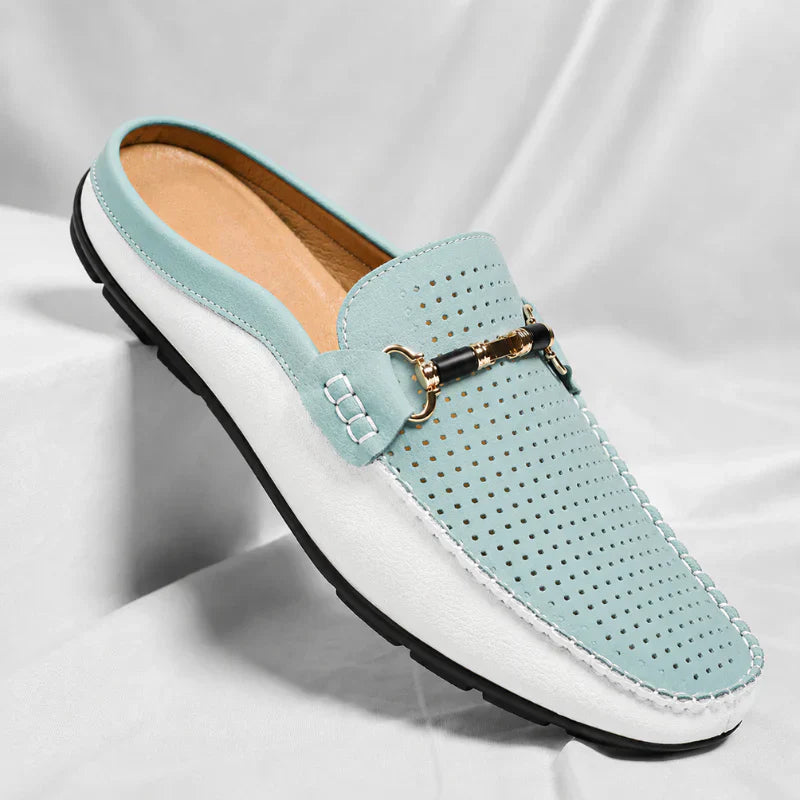ROUSSEL PARIS | Mocassin Sabot en Cuir Homme - Respirant