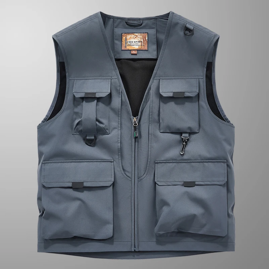 ROUSSEL PARIS | Gilet cargo élégant et décontracté