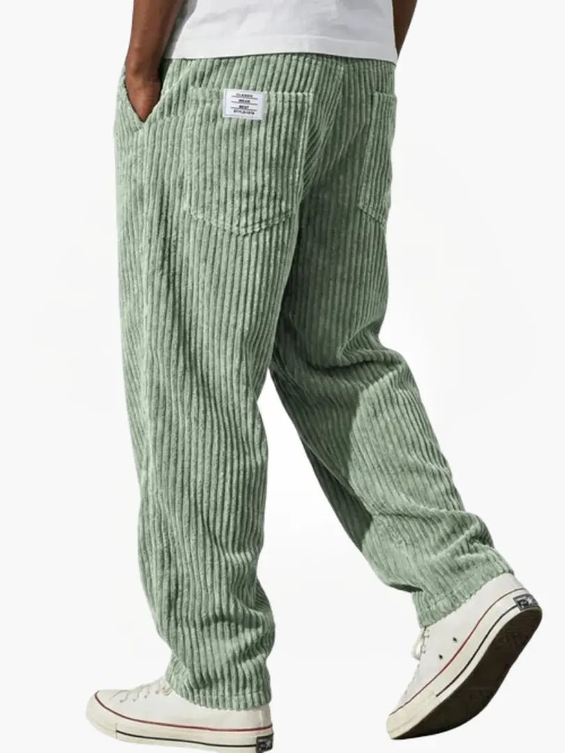 ROUSSEL PARIS | Pantalon en velours côtelé à taille élastique pour homme