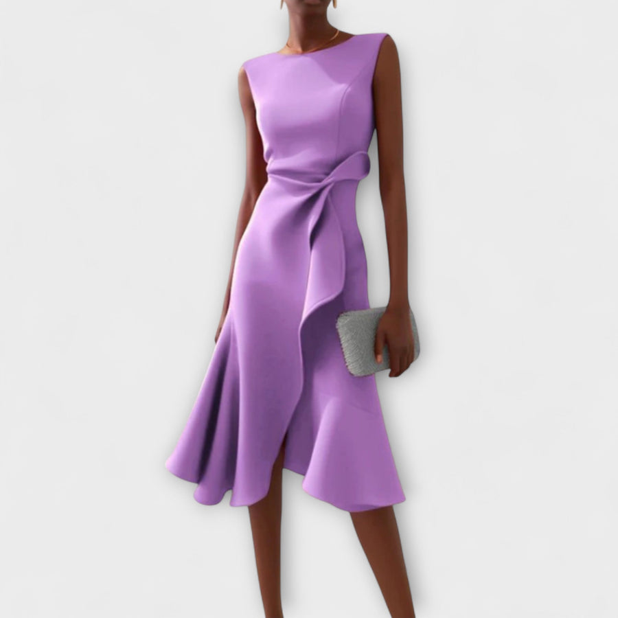 ROUSSEL PARIS | Robe Midi Asymétrique Drapée