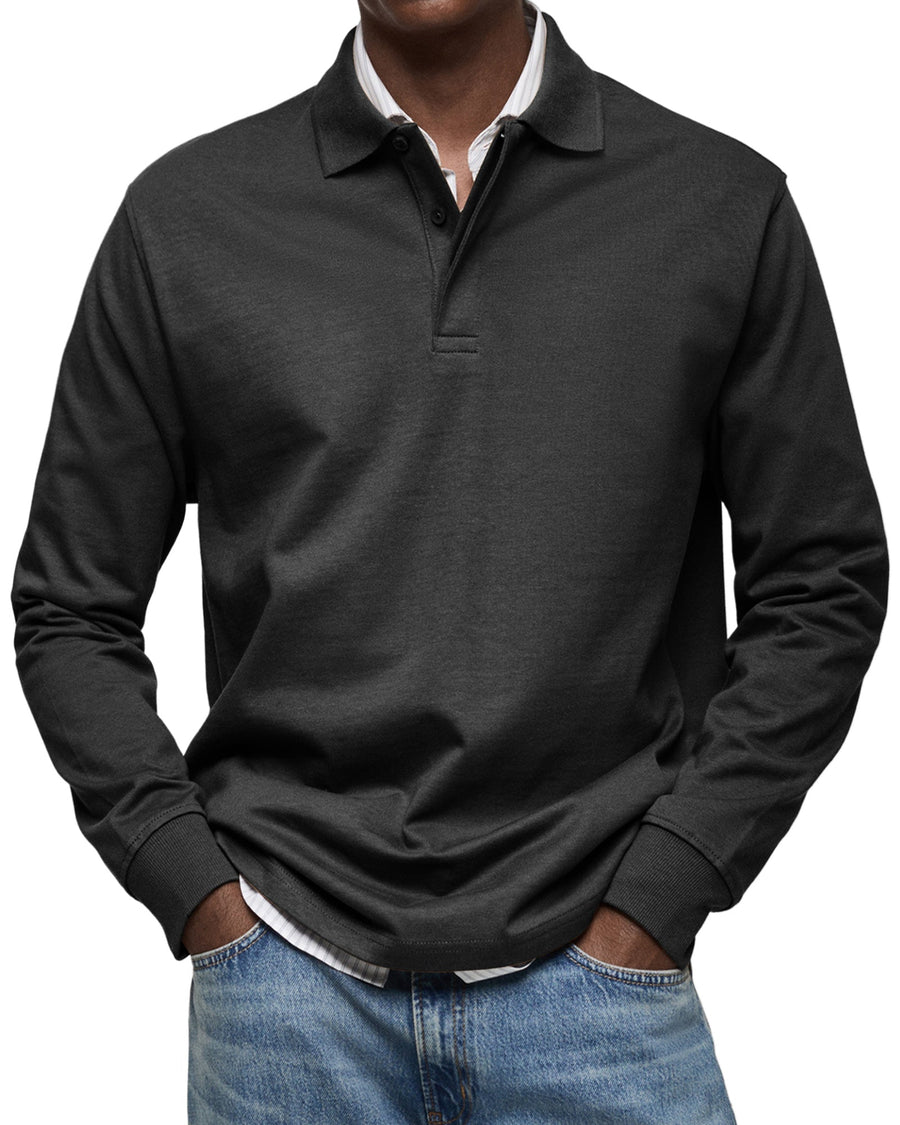 ROUSSEL PARIS | POLO DE LUXE À MANCHES LONGUES