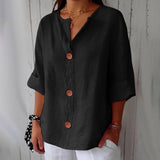MOREAU LYON | CHEMISE À COL EN V POUR FEMMES