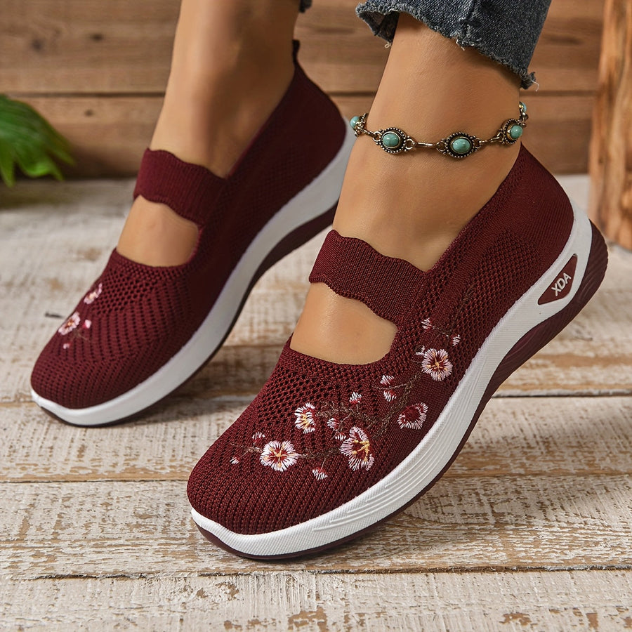ROUSSEL PARIS | BASKETS FLORALE EMBROIDÉES POUR FEMMES