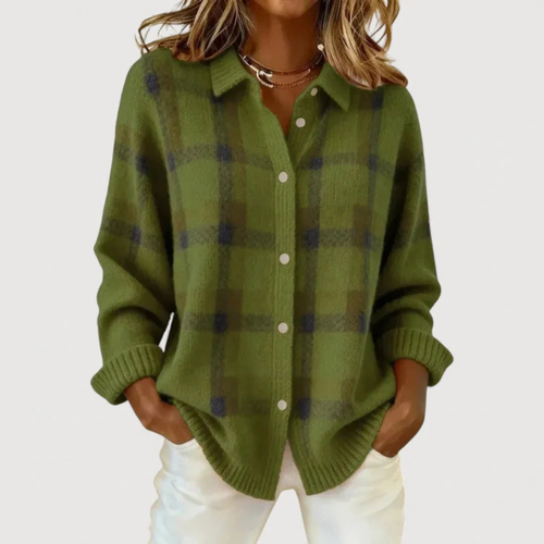 ROUSSEL PARIS | Cardigan tricoté à carreaux
