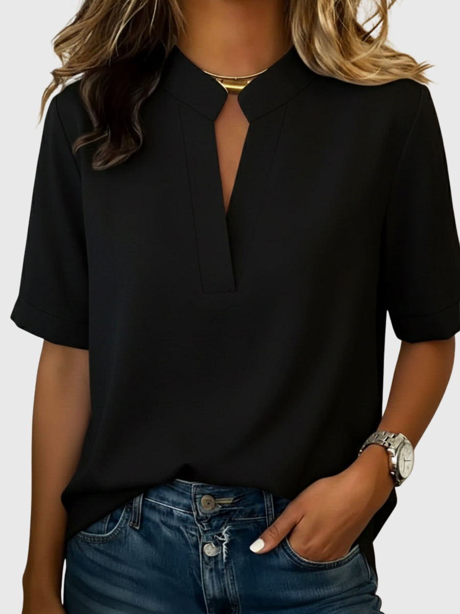 ROUSSEL PARIS | Blouse Élégante à Col Raffiné