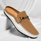 ROUSSEL PARIS | Mocassin Sabot en Cuir Homme - Respirant