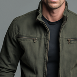 ROUSSEL PARIS | Veste vintage en coton avec fermeture zippée