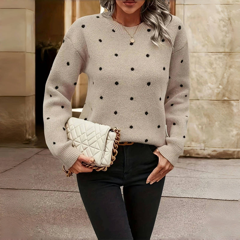 ROUSSEL PARIS | PULL EN MAILLE À POIS POUR FEMME