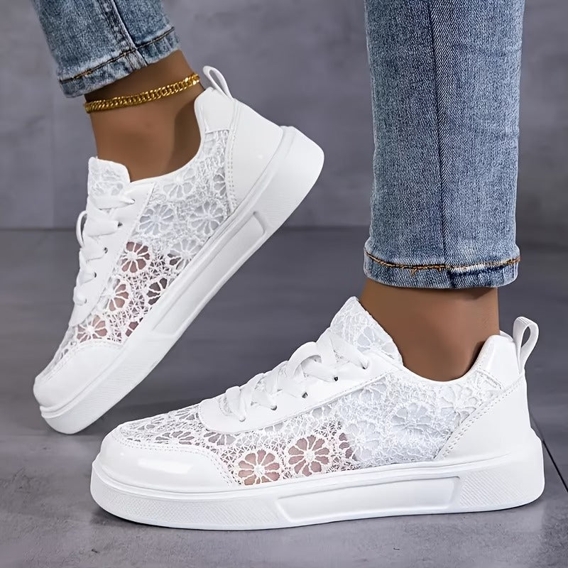 ROUSSEL PARIS | Baskets en Dentelle Florale