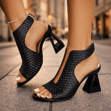 ROUSSEL PARIS | SANDALES À TALON TISSÉES POUR FEMMES