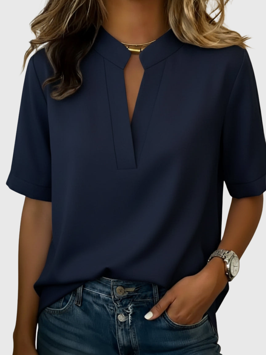 ROUSSEL PARIS | Blouse Élégante à Col Raffiné