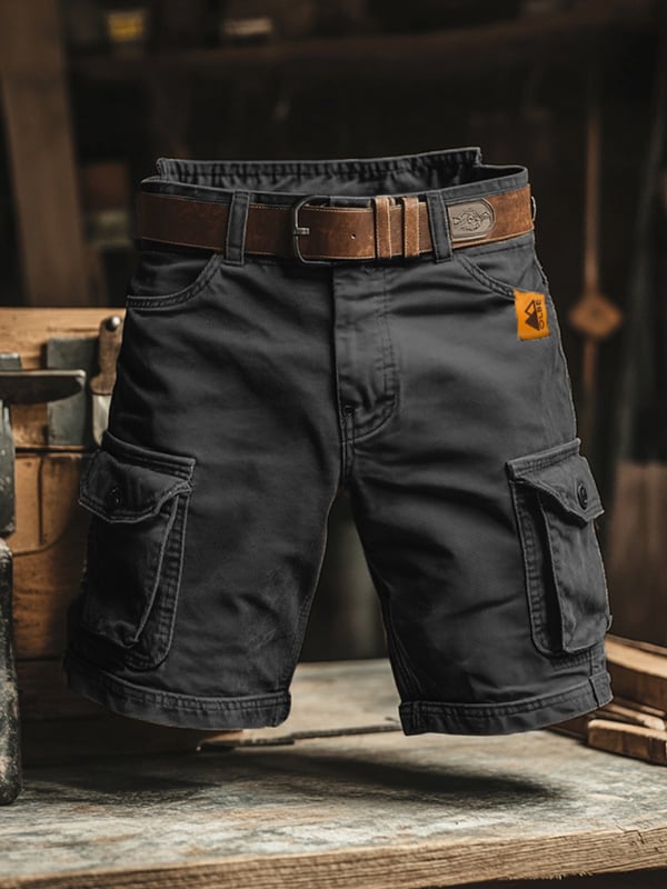 ROUSSEL PARIS | Short cargo rétro à poches multiples