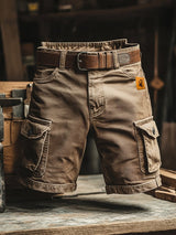 ROUSSEL PARIS | Short cargo rétro à poches multiples