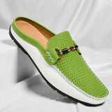 ROUSSEL PARIS | Mocassin Sabot en Cuir Homme - Respirant