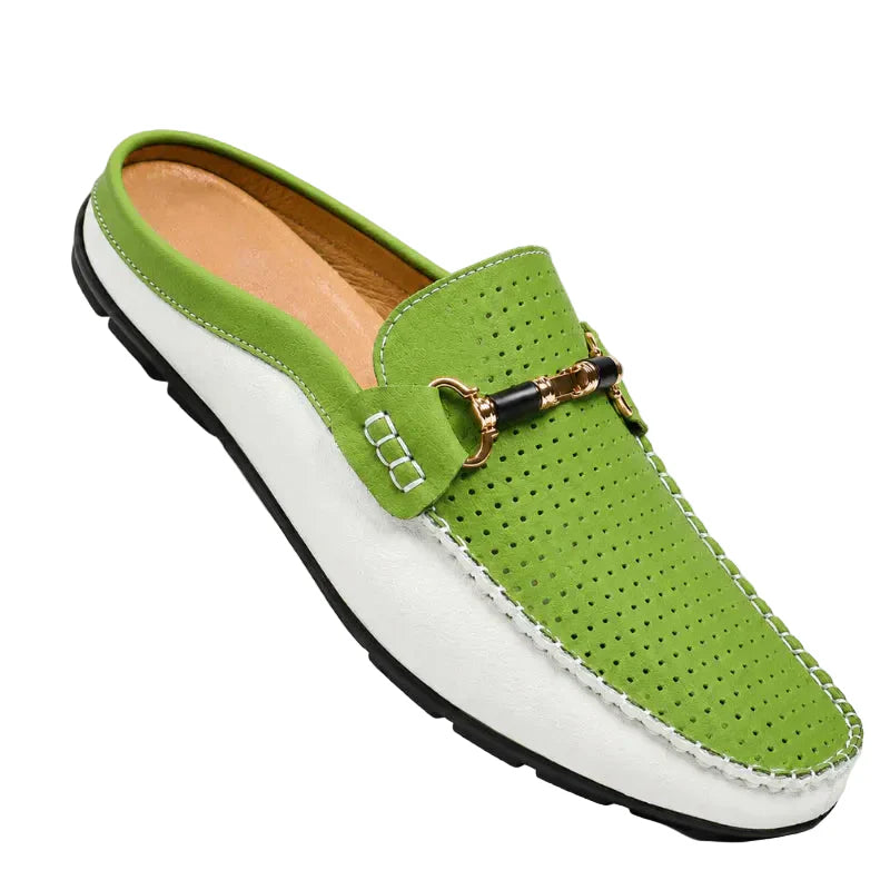 ROUSSEL PARIS | Mocassin Sabot en Cuir Homme - Respirant