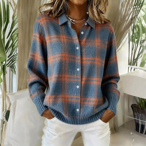 ROUSSEL PARIS | Cardigan tricoté à carreaux