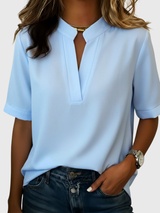 ROUSSEL PARIS | Blouse Élégante à Col Raffiné