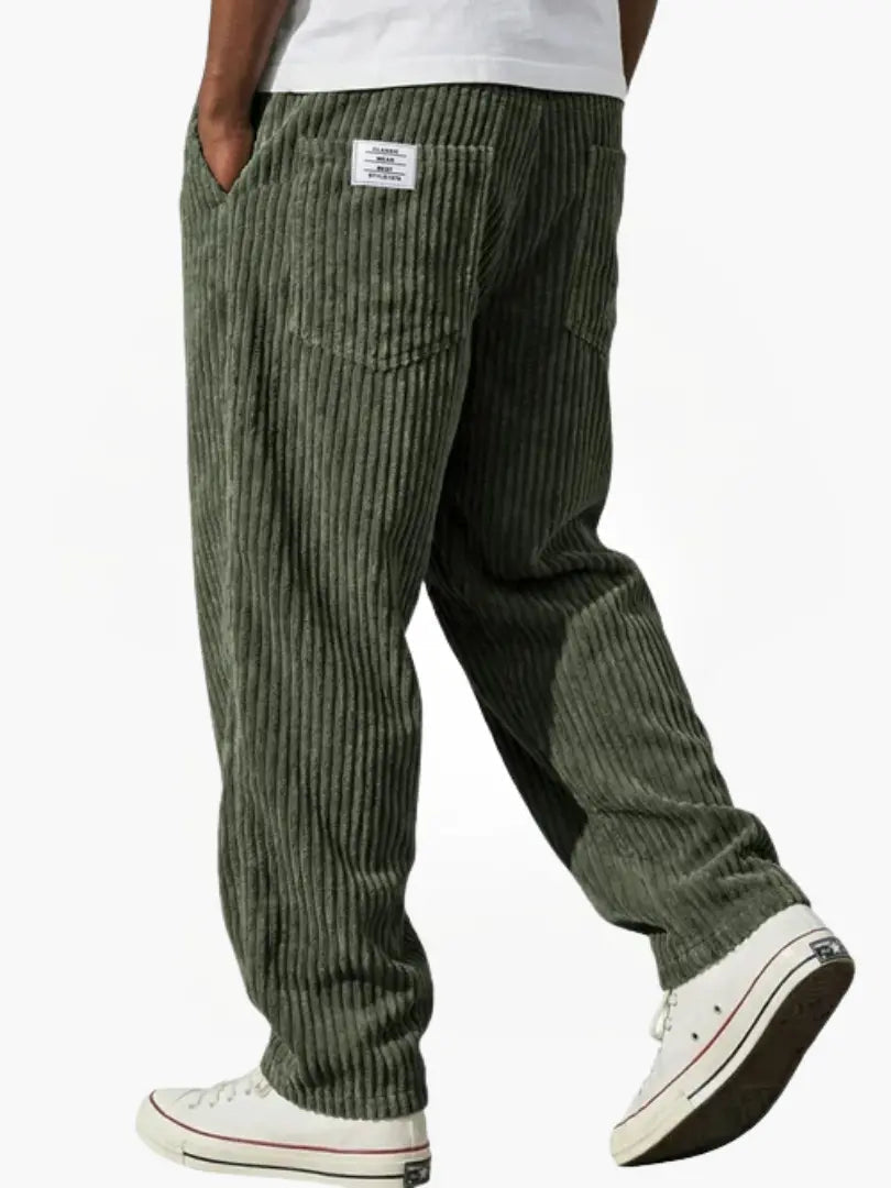 ROUSSEL PARIS | Pantalon en velours côtelé à taille élastique pour homme