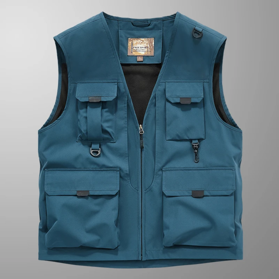 ROUSSEL PARIS | Gilet cargo élégant et décontracté