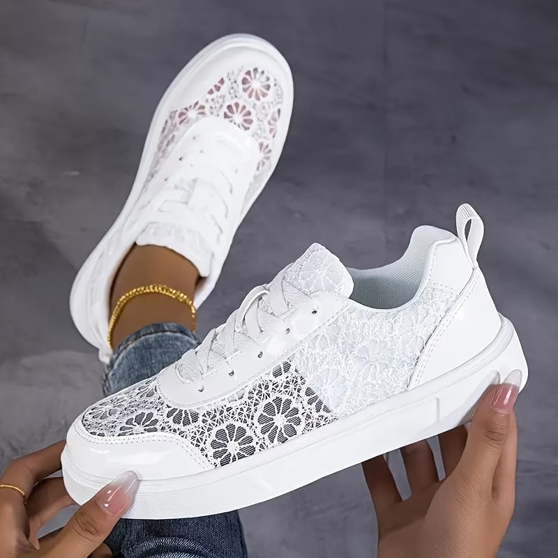ROUSSEL PARIS | Baskets en Dentelle Florale