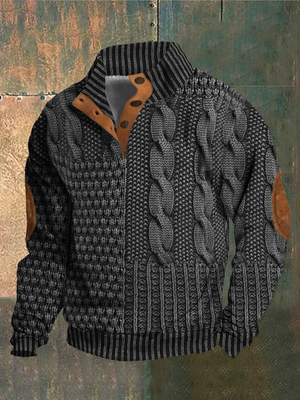 LAURENT MONACO | PULLOVER CHAUD À MOTIF