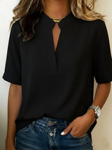 ROUSSEL PARIS | Blouse Élégante à Col Raffiné
