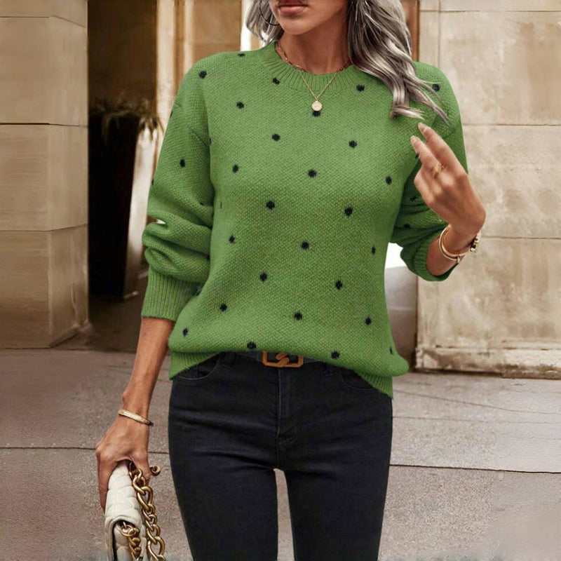 ROUSSEL PARIS | PULL EN MAILLE À POIS POUR FEMME