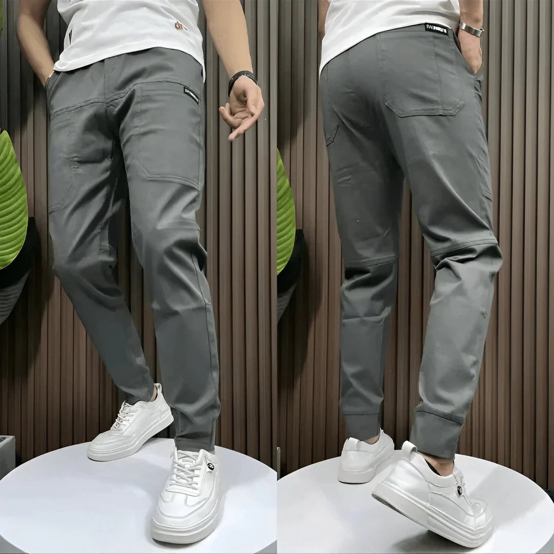ROUSSEL PARIS | PANTALON CARGO ÉLASTIQUE POUR HOMME PREMIUM