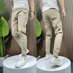 LAURENT MONACO | PANTALON CARGO ÉLASTIQUE POUR HOMME PREMIUM