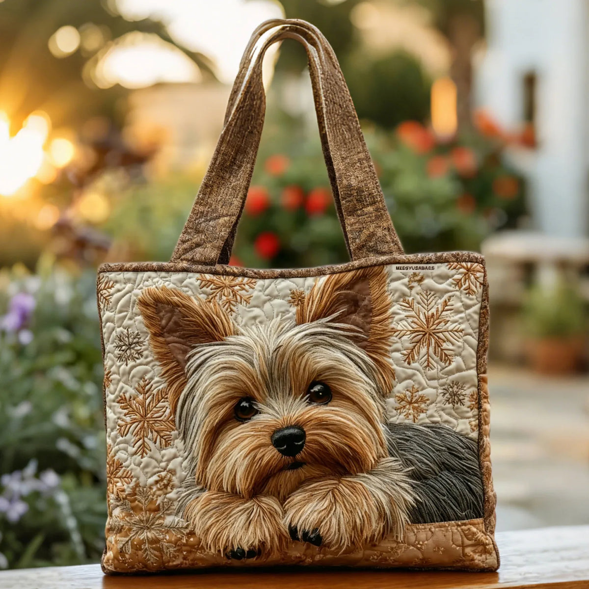 ROUSSEL PARIS | Sac artisanal élégant motif Yorkshire