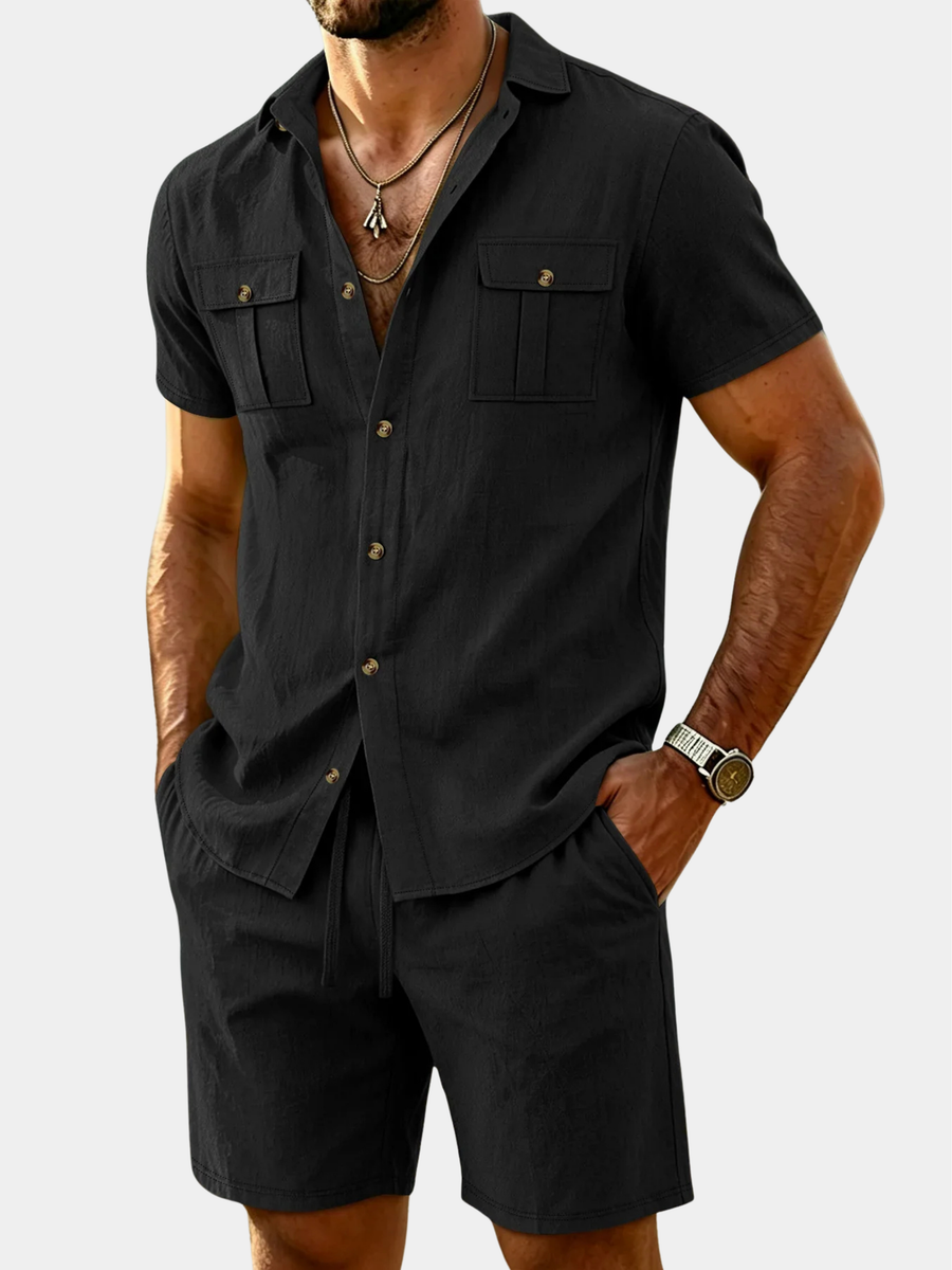 ROUSSEL PARIS | ENSEMBLE EN LIN ASSORTI POUR HOMMES