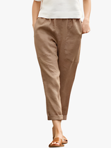 MOREAU LYON | PANTALON DROIT D'ÉTÉ POUR FEMMES