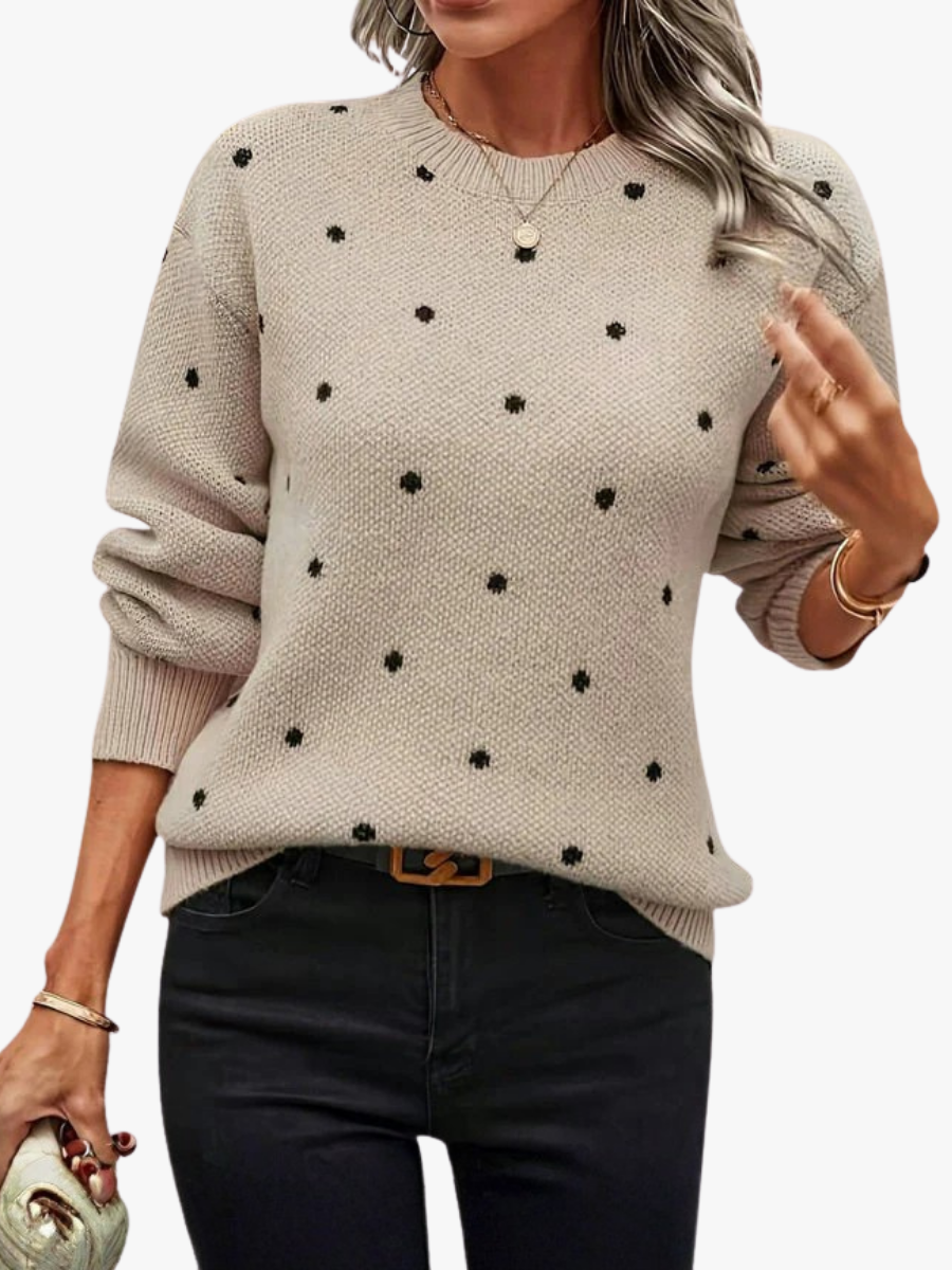 ROUSSEL PARIS | PULL EN MAILLE À POIS POUR FEMME