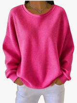 ROUSSEL PARIS | PULL OVERSIZE EN MAILLE GAUFRÉE POUR FEMME