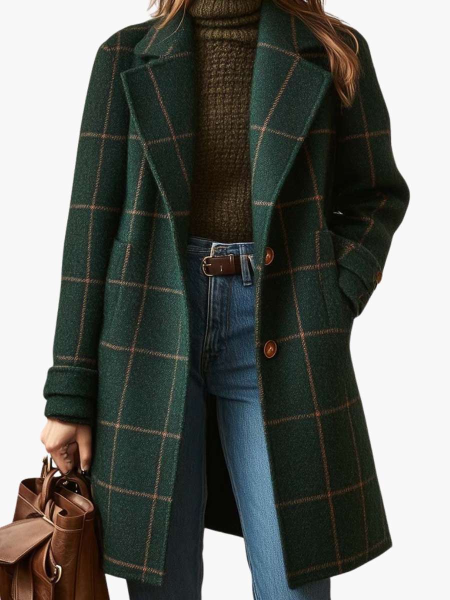 ROUSSEL PARIS | MANTEAU À CARREAUX POUR FEMMES