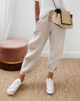 MOREAU LYON | PANTALON LIN DÉTENDU POUR FEMMES