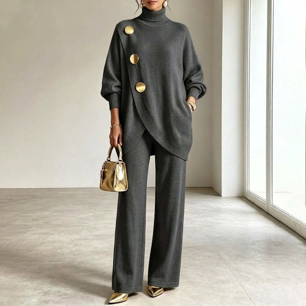 ROUSSEL PARIS | Ensemble en maille col roulé et pantalon large