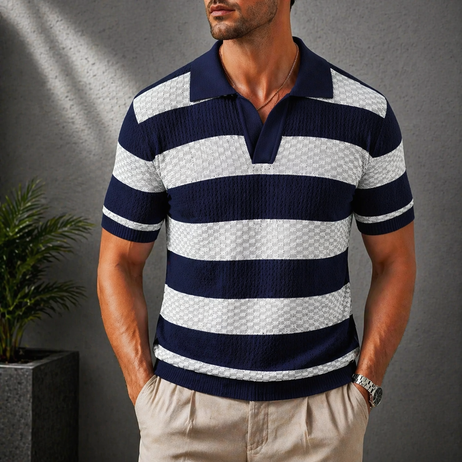 ROUSSEL PARIS | Polo en maille rayé