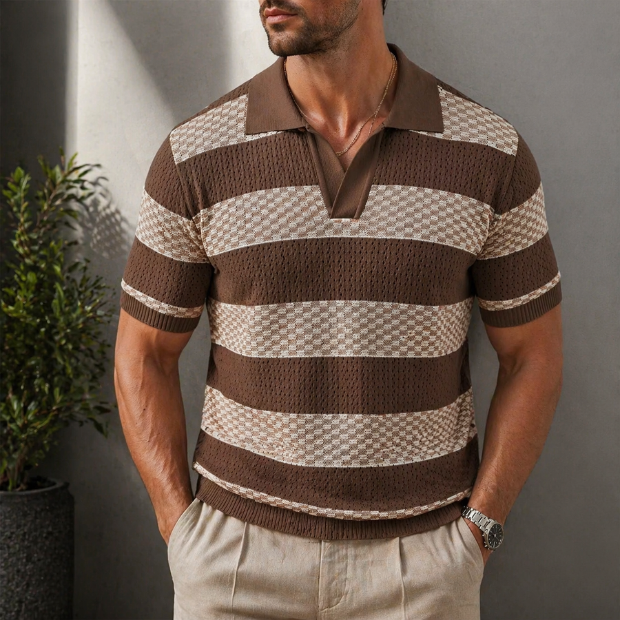 ROUSSEL PARIS | Polo en maille rayé
