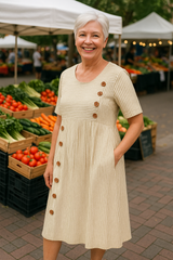 MOREAU LYON | ROBE MIDI A-LINE POUR FEMMES