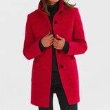 ROUSSEL PARIS | Manteau en Laine à Col Montant
