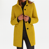 ROUSSEL PARIS | Manteau en Laine à Col Montant