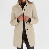 ROUSSEL PARIS | Manteau en Laine à Col Montant