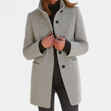 ROUSSEL PARIS | Manteau en Laine à Col Montant