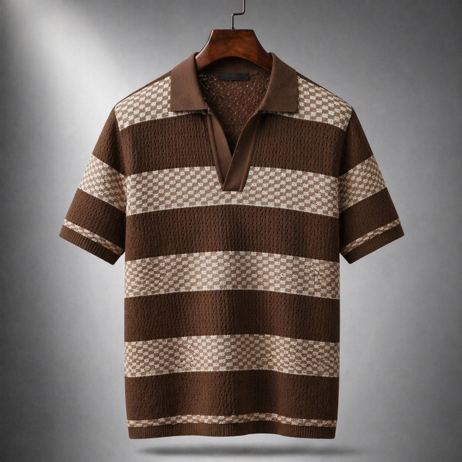 ROUSSEL PARIS | Polo en maille rayé