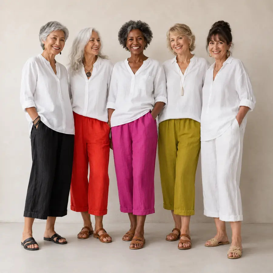 ROUSSEL PARIS | Pantalon fluide en coton et lin