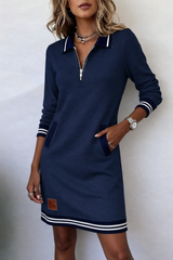 MOREAU LYON | ROBE COL ZIPPÉE POUR FEMME