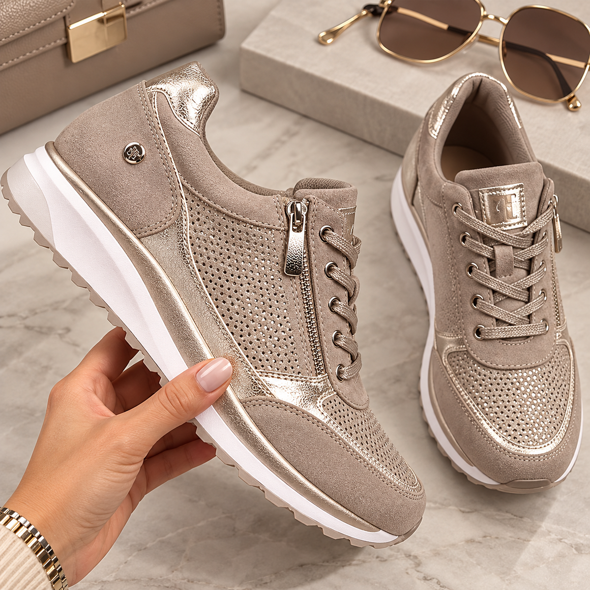ROUSSEL PARIS | Chaussures Confortables à Fermeture Éclair